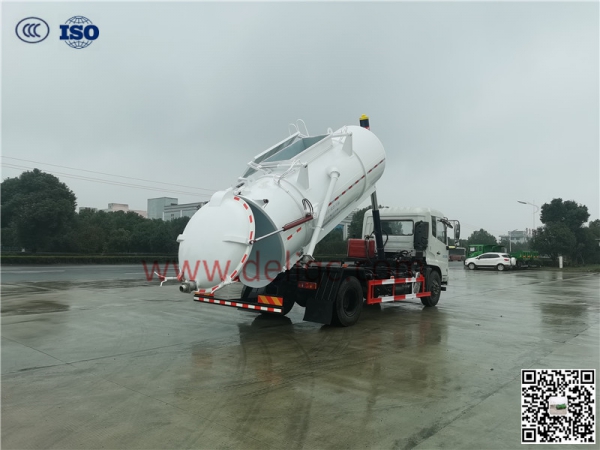 东风（国六）12方罐式污泥运输车